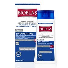 Bioblas Zinc&Menthol Σαμπουάν Κατά της Τριχόπτωσης και Πιτυρίδας 360 ml
