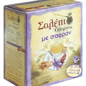 Όλυμπος Σαλέπι με Σαφράν (κανέλα και γαρύφαλλο) 12φακ.