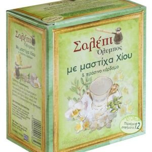 OLYMPOS Σαλέπι με μαστίχα Χίου & πράσινο κάρδαμο 12φακ.