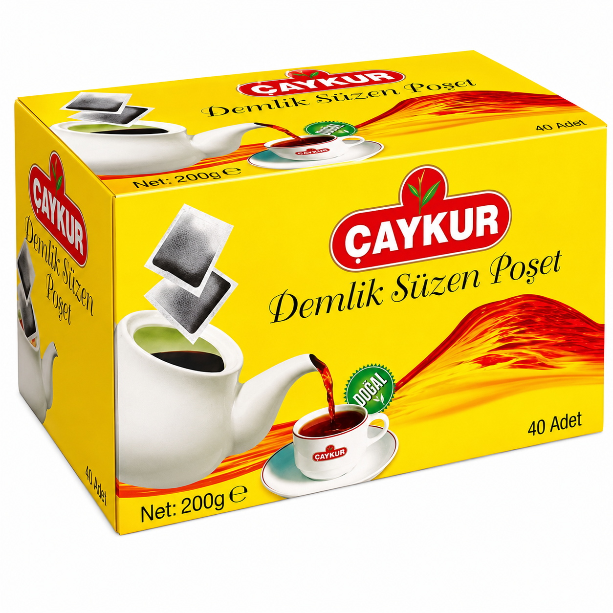 Çaykur Μαυρο Τσαι για Τσαγιέρα 40 Φακελάκια