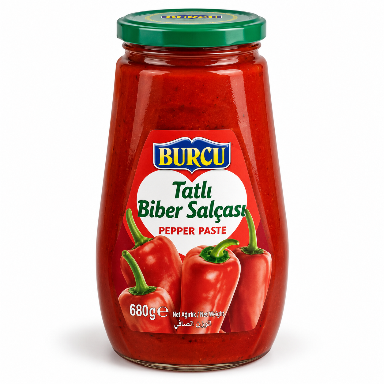 Burcu Πάστα Πιπεριάς Biber Salçası 600 g | Moral Market 36790