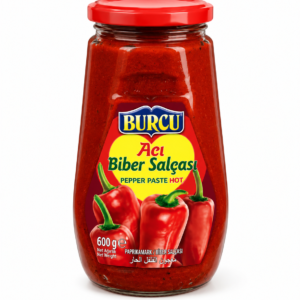 Burcu Καυτερή Πάστα Πιπεριάς Acı Biber Salçası 600 g