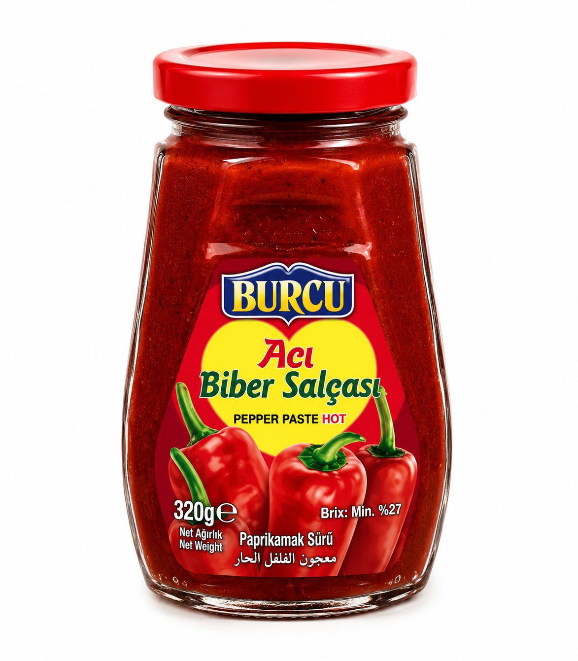 Burcu Καυτερή Πάστα Πιπεριάς Acı Biber Salçası 320 g | Moral Market 36794