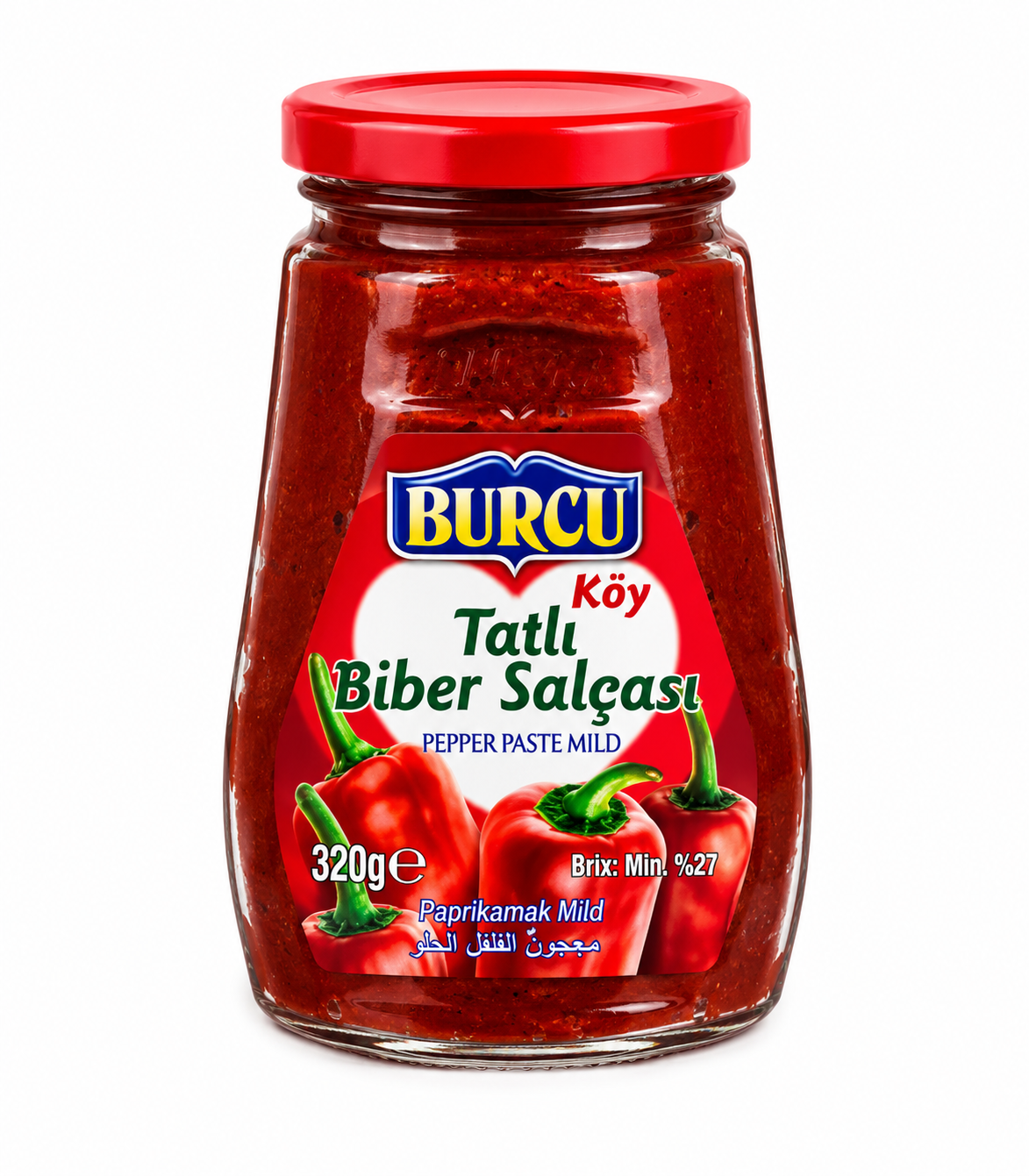 Burcu Πάστα Πιπεριάς Biber Salçası 320 g | Moral Market 36808