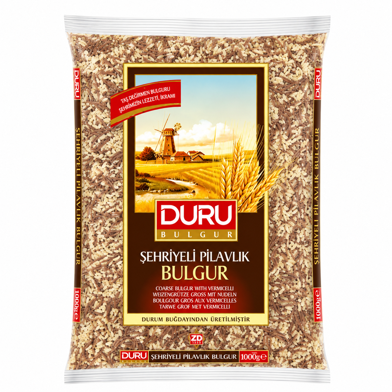 Duru Πλιγούρι για Πιλάφι με Φιδέ Şehriyeli Bulgur 1 kg | Moral Market 36877