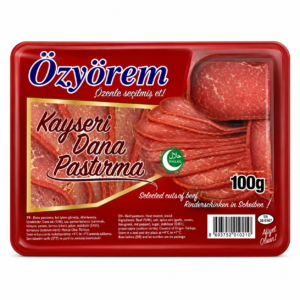 Yörem Παραδοσιακός Παστουρμάς Pastırma σε Φέτες 100 g