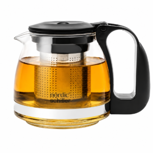 Nordic Schiller Γυάλινη Τσαγιέρα με Φίλτρο Διάφανη 1700 ml