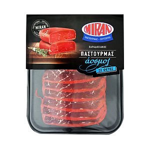 Παστουρμάς Άοσμος Μιράν σε φέτες 100γρ