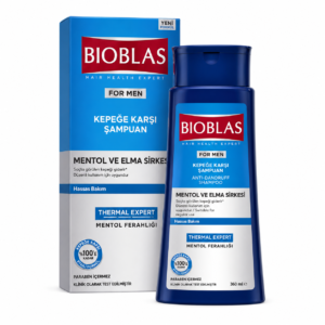 Bioblas Ανδρικό Σαμπουάν με Μενθόλη και Ξίδι κατά της Τριχόπτωσης Mentol ve Sirke Özlü 360 ml