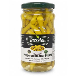 Tazeden Τουρσί Καυτερά Πιπεράκια 720 ml