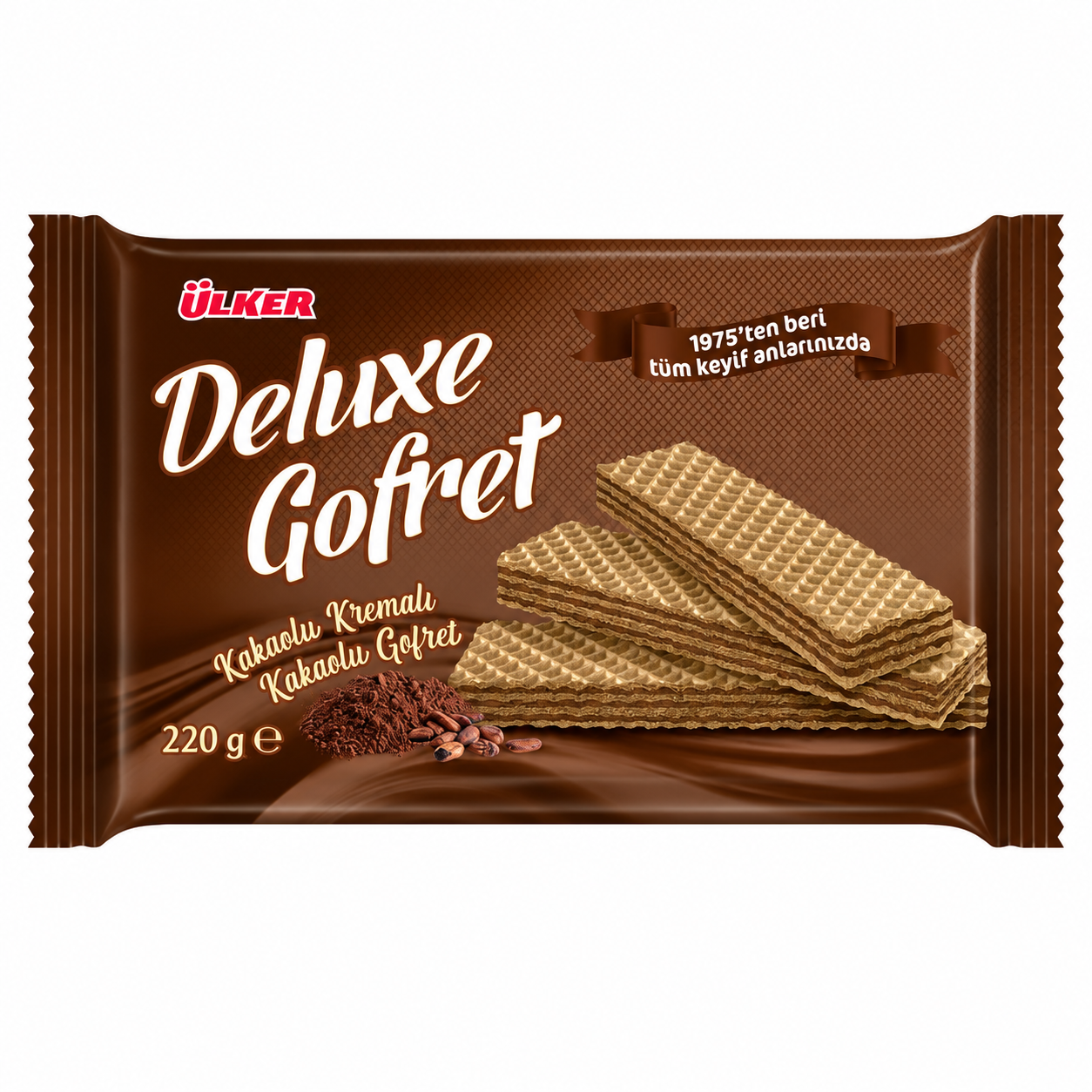 Ülker Deluxe Γοφρέτα με Κρέμα Κακάο 220γρ