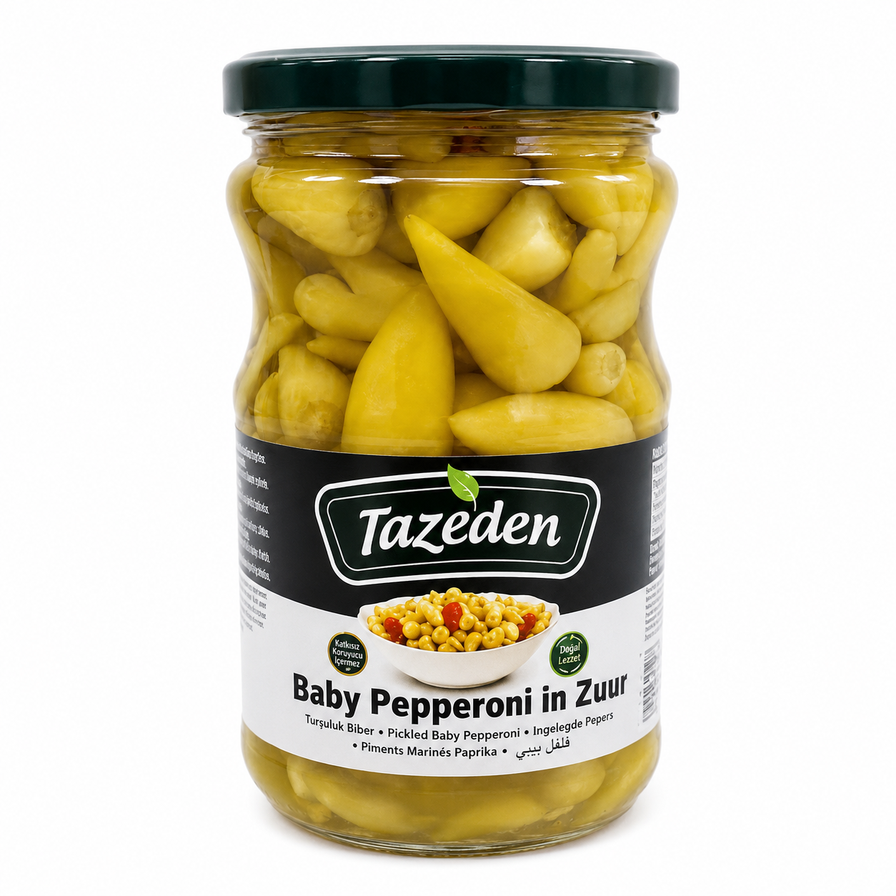 Tazeden Μίνι Καυτερές Πιπεριές Τουρσί Acı Körpe Biber Turşusu 370 ml | Moral Market 38044 1
