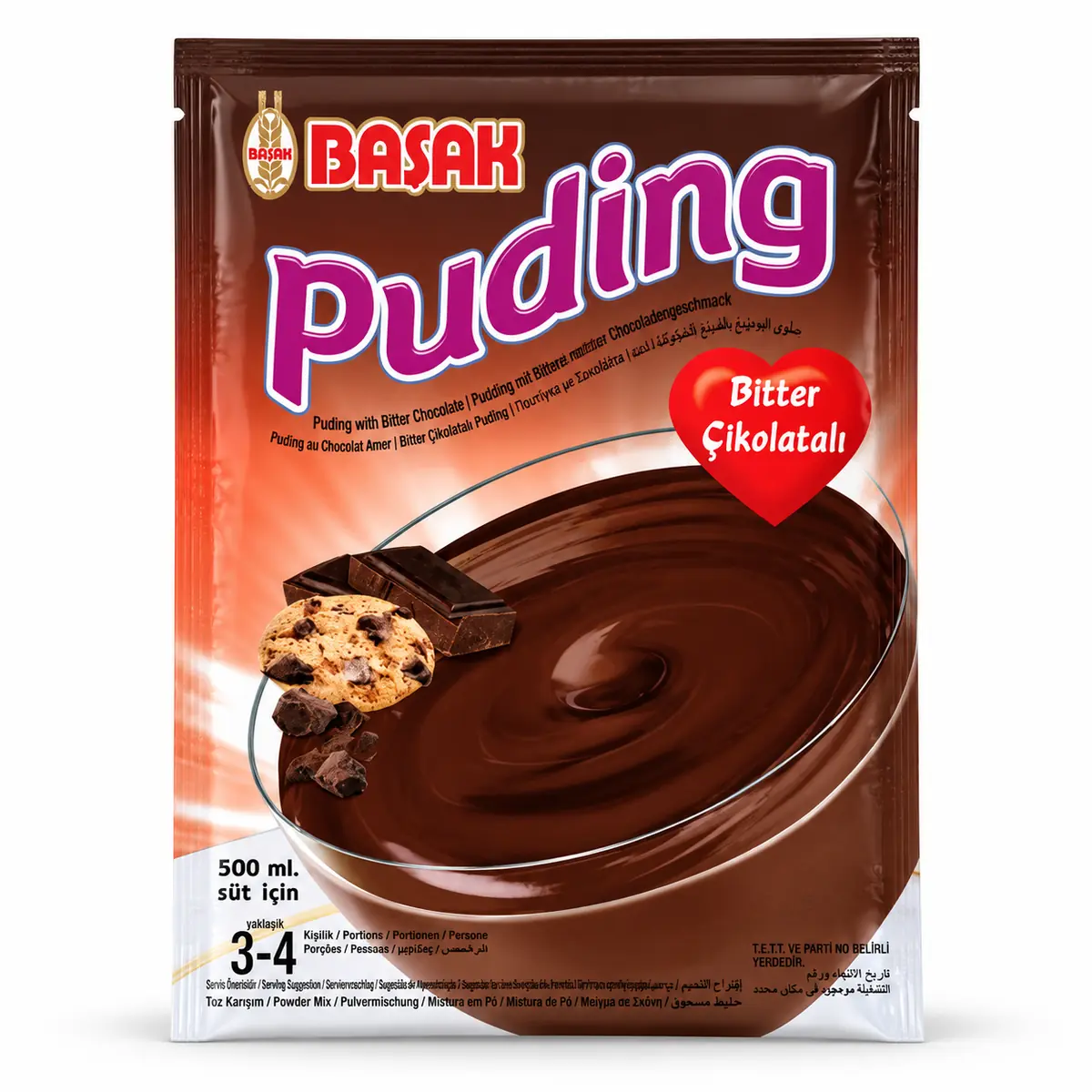 Başak Πουτίγκα Μαύρης Σοκολάτας Bitter Çikolatalı Puding 105 g | Moral Market Basak Bitter Cikolatali Puding 105g