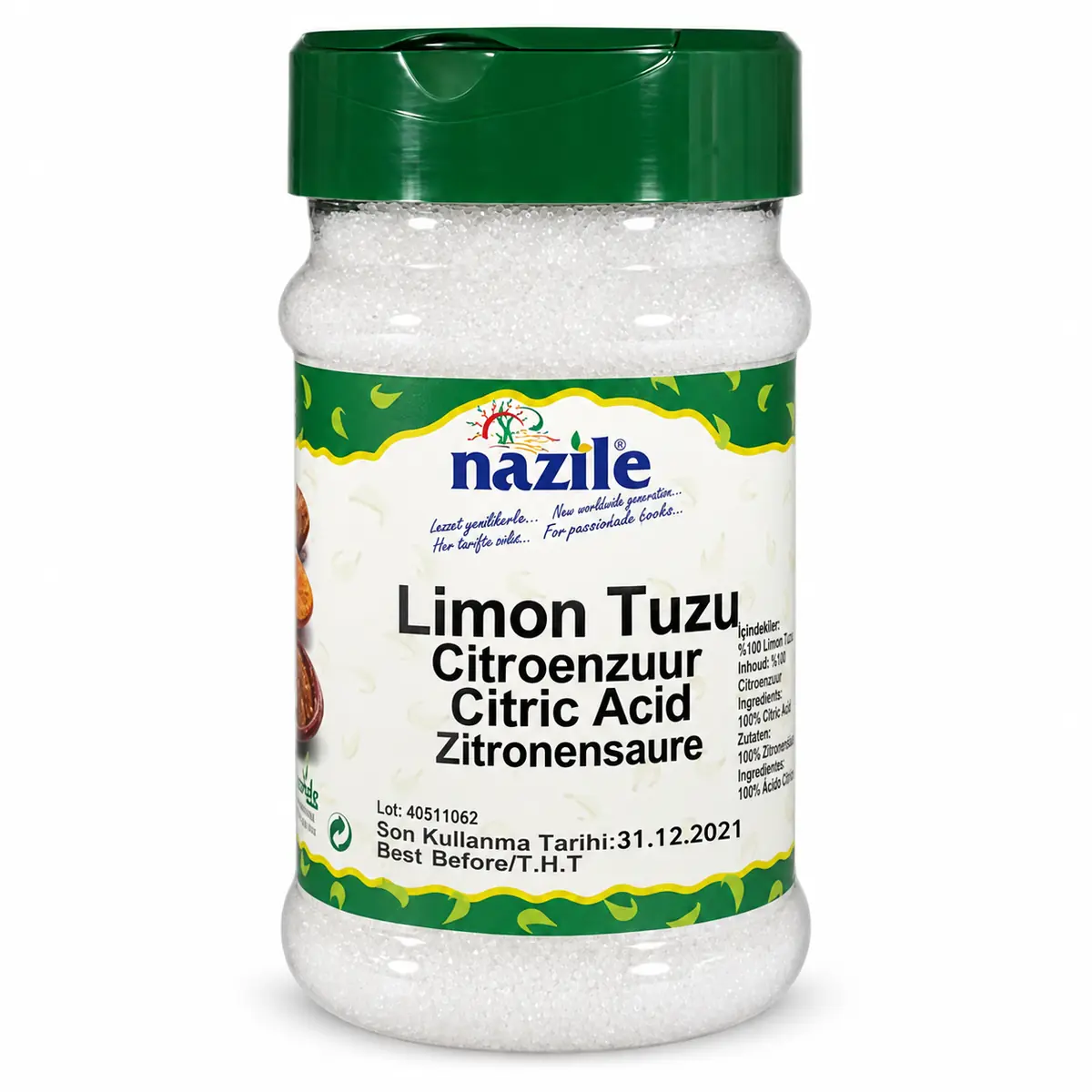 Nazile Κιτρικό Οξύ Limon Tuzu 250 g | Moral Market Nazile Limon Tuzu 250g PET
