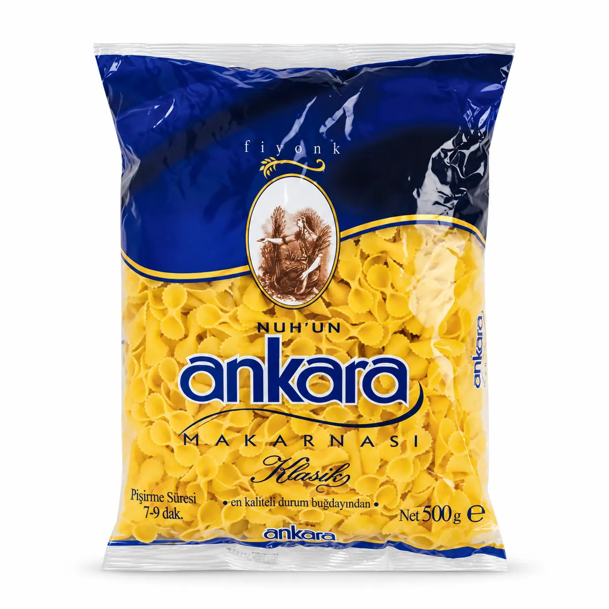 Nuh’un Ankara Φιογκάκια Fiyonk Makarna 500 g | Moral Market Nuhun Ankara Fiyonk Makarna 500g