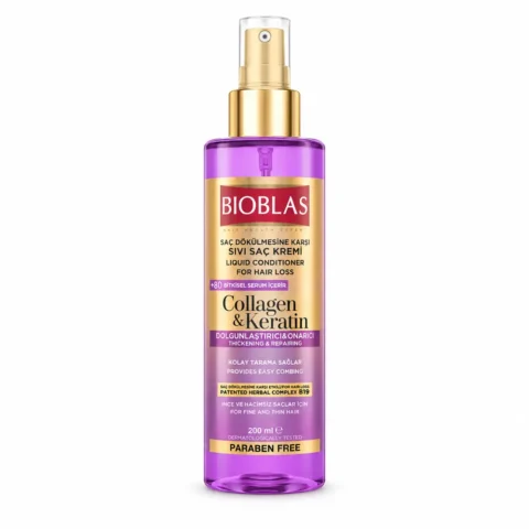 bioblas collagen keratin liquid conditioner 200ml moral market