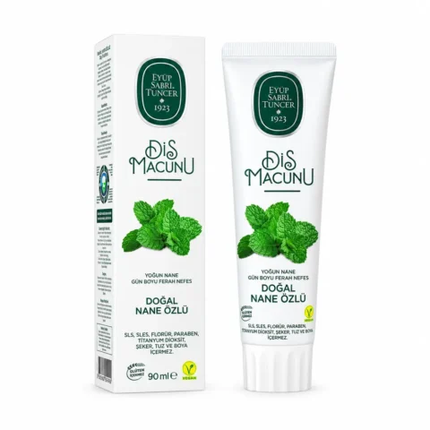 eyup sabri tuncer dogal nane ozlu dis macunu 90ml moral market