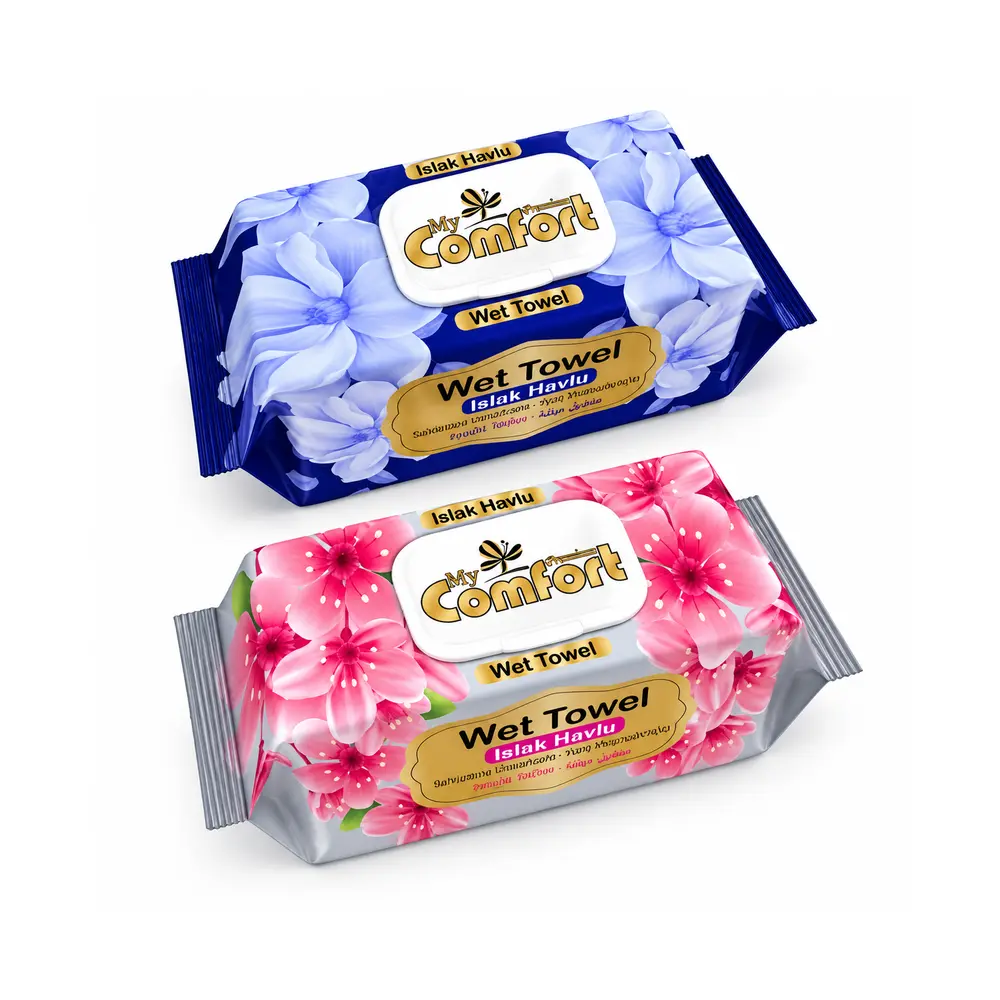 My Comfort Υγρά Μαντηλάκια Flower 120 τεμ. | Moral Market my comfort flower islak mendil 120 adet moral market